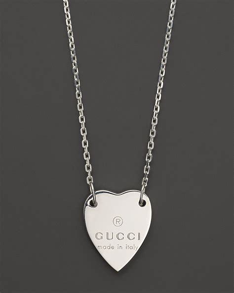 heart bracelet with gucci trademark|heart necklace with gucci trademark.